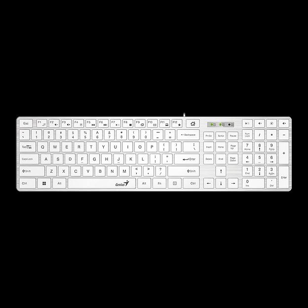 Клавиатура Genius SlimStar 126 WhiteUSB (Only Laser) фото 1