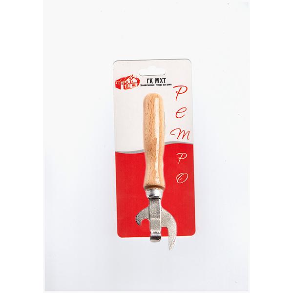 Открывалка сварная с деревянной ручкой «Ретро» на фирменном хедере ОПТ фото 1