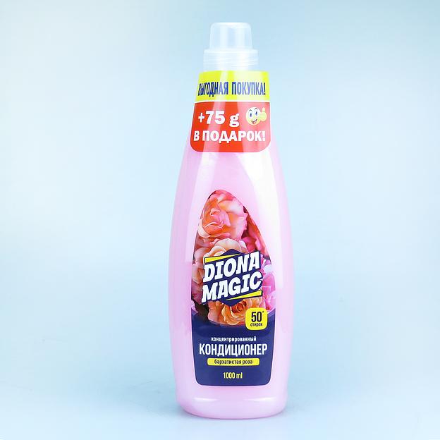 DIONA MAGIC концентрированный кондиционер для белья Бархатистая роза ПЭТ 1000ml фото 1