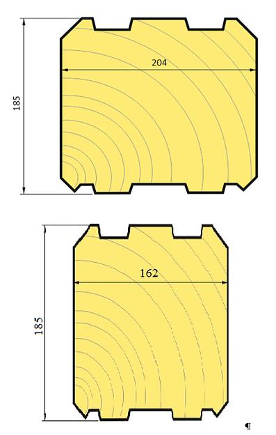 Клееный профилированный брус под проект дома опт фото 2