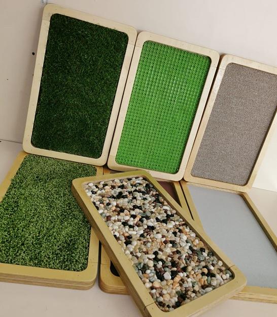 Тактильная дорожка «Сенсорная тропа» 7 составных модулей фото 2