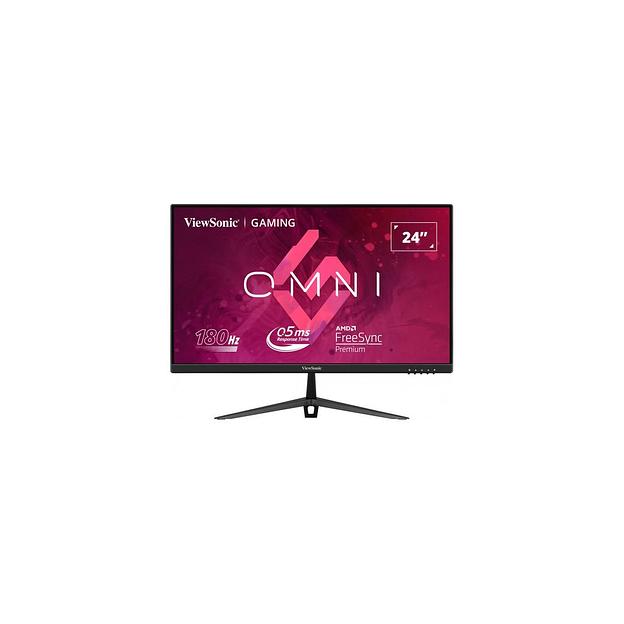 24" Монитор ViewSonic VX2428, 1920x1080, IPS, 180Гц, 2хHDMI, 1хDP, черный фото 1
