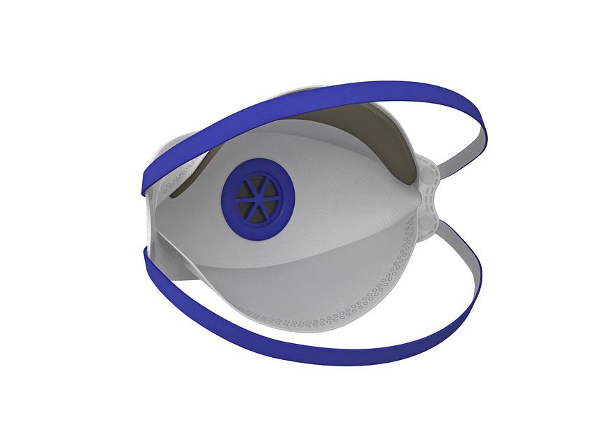 Трехпанельный респиратор DSK 3D 5521 НК фото 6