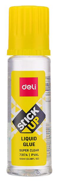 Клей жидкий Deli E7317A 100мл прозрачный фото 1