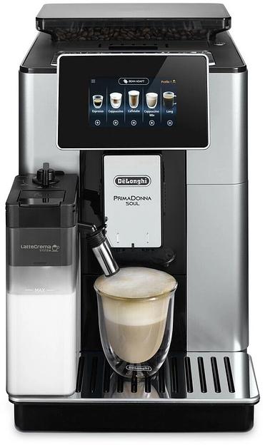 Кофемашина Delonghi ECAM610.55.SB 1450Вт черный/серебристый фото 2