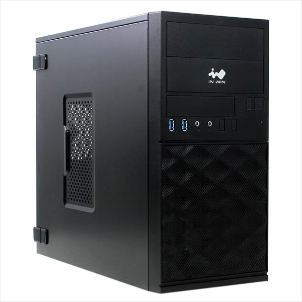 Корпус Mini Tower InWin EFS052 Black ______ U3*2+A(HD) + front fan holder + Screwless mATX (без блока питания) (6184502) фото 1