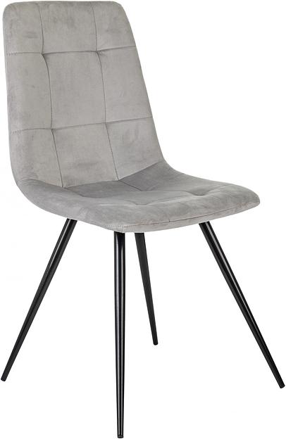 Стул для дома Бюрократ CH-K1_4 комплект 4шт св.серый Holland 09 металл черный на ножках (CH-K1_1/HL09_4) фото 1