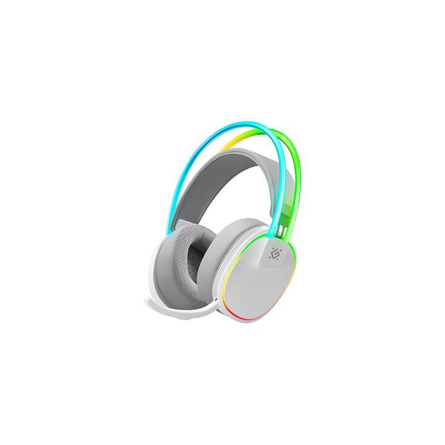 Гарнитура игровая Defender Tsunami, для компьютера/мобильных устройств, накладные, Bluetooth/радио, белый [64695] фото 1