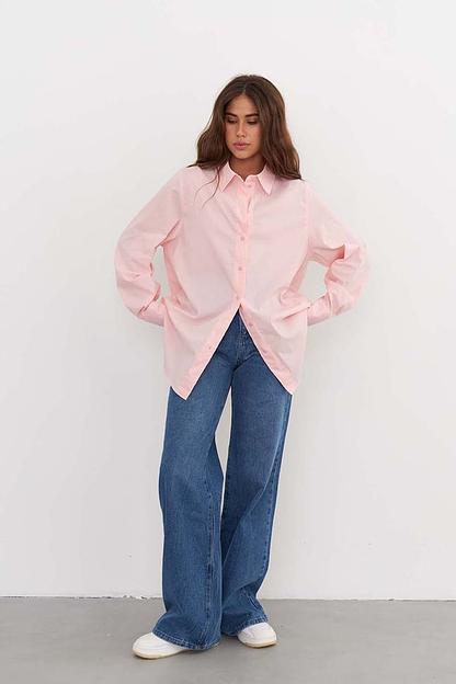 Рубашка длинная  SCT_002_LROSE/Светло-розовый  фото 4