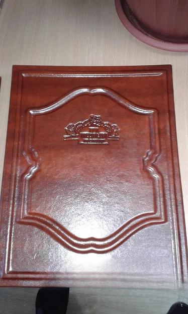 Кожаное меню для ресторана ОПТ фото 2