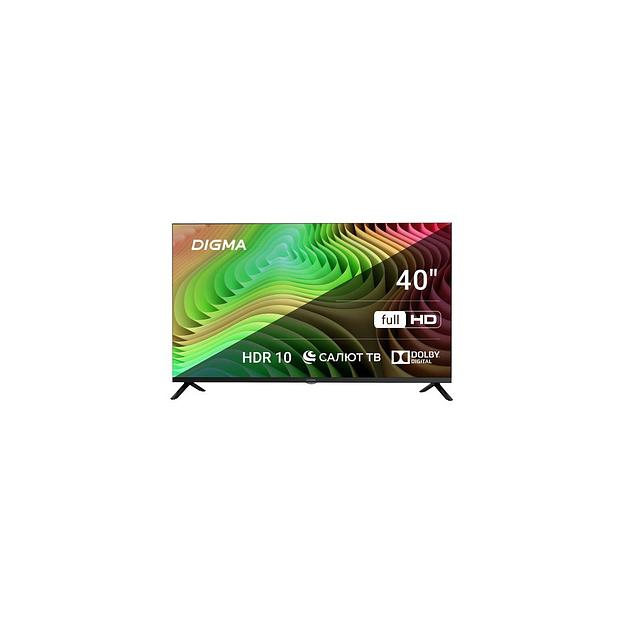 40" Телевизор Digma DM-LED40SBB36, FULL HD, черный, СМАРТ ТВ, Салют ТВ фото 1