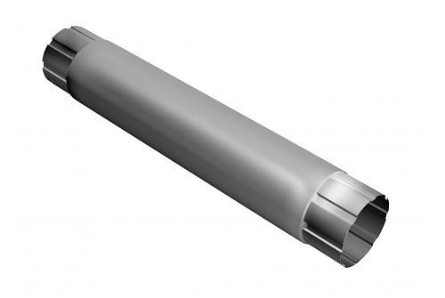 Круглая труба соединительная 1 м система 125х90 мм Granite Grand Line фото 1