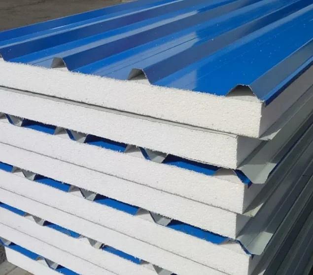 Сэндвич-панель кровельная 80 мм, пенополистирол фото 1