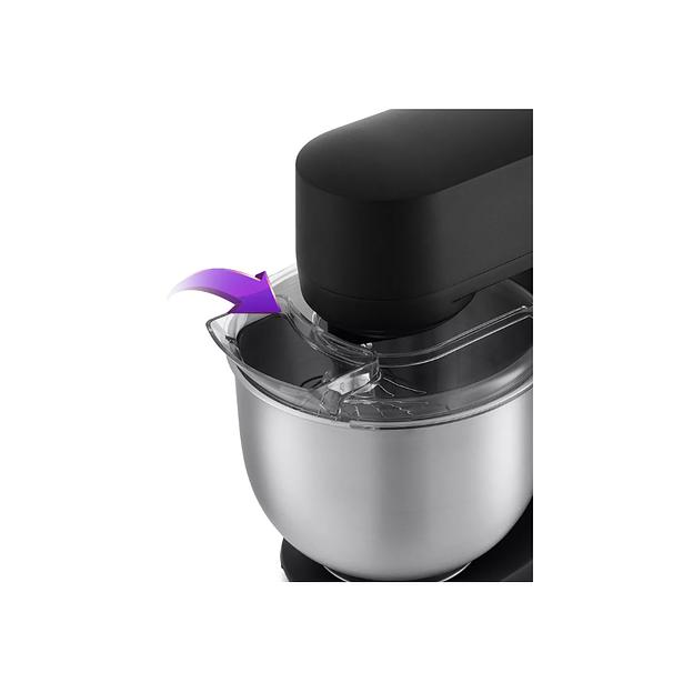 Цельнометаллический планетарный миксер Kitfort КТ-3028-1 черный фото 3