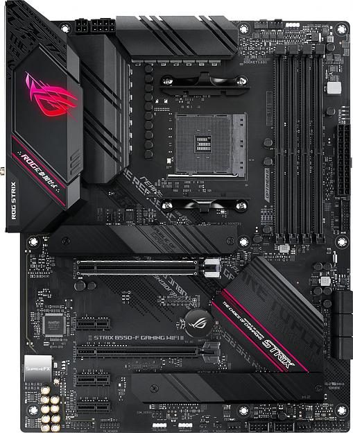Материнская плата Asus ROG STRIX B550-F GAMING WIFI II Soc-AM4 AMD B550 4xDDR4 ATX AC`97 8ch(7.1) 2.5Gg RAID+HDMI+DP фото 1