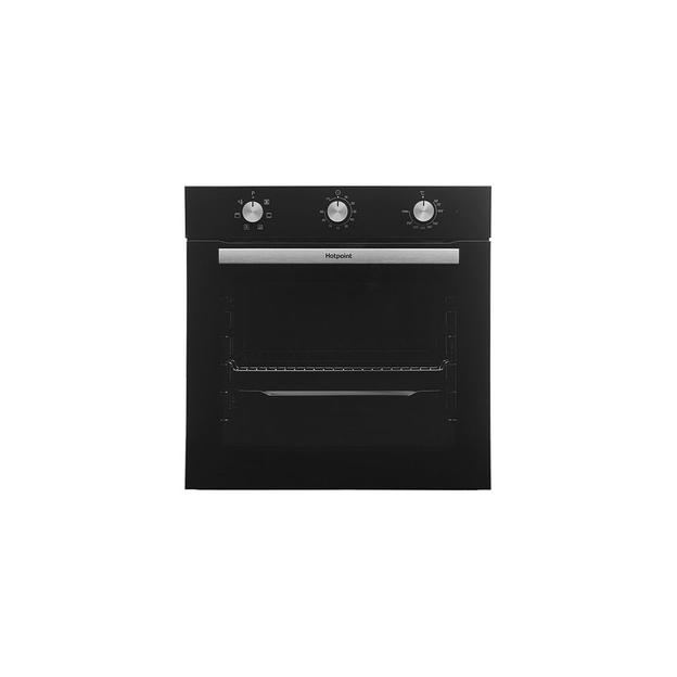 Духовой шкаф HOTPOINT HETF 614 JH BL, черный фото 1