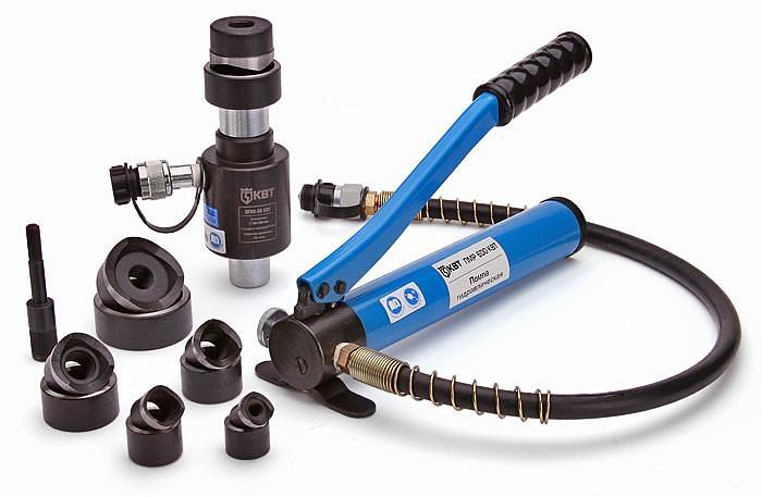 Пресс гидравлический КВТ ПГПО-60 помповый для пробивки отв. фото 3