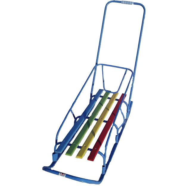 Санки двойные удлиненные трубчатые Бобек фото 1