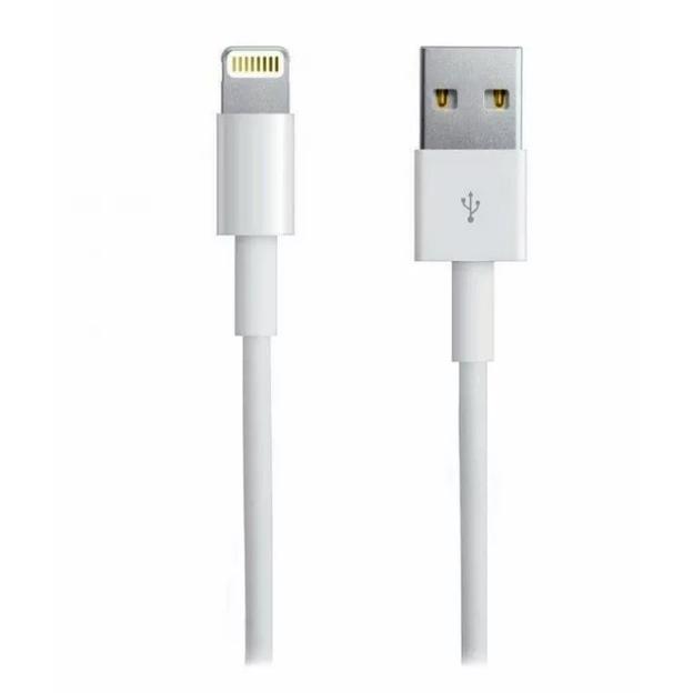 Rexant (18-1121) Кабель USB-A – Lightning для Apple, 2,4А, 1м, ПВХ, белый фото 1