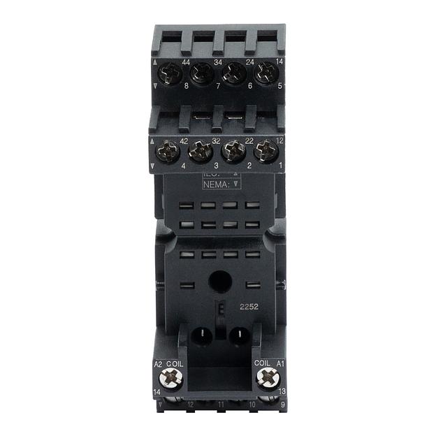 Колодка с винтовыми клеммами для реле на 4 группы: IR-24DC/220DC/230AC-4CO фото 4