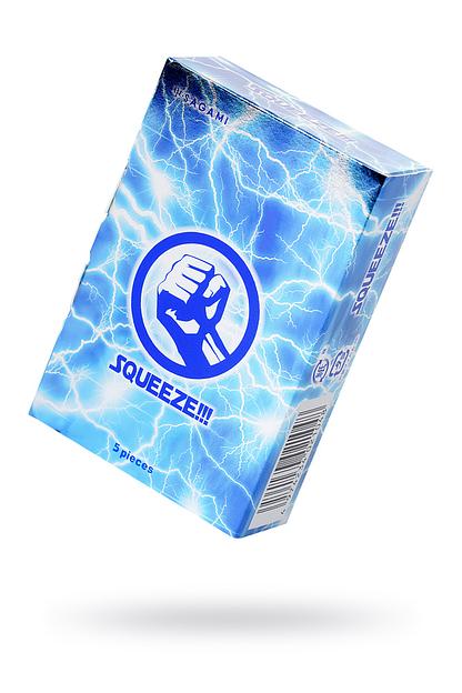 Презервативы SAGAMI Squeeze 5 шт латекстные, опт фото 1