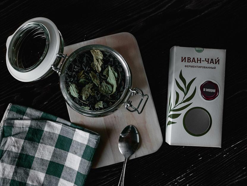 Иван-чай чёрный ферментированный со смородиной 50 г, опт фото 1