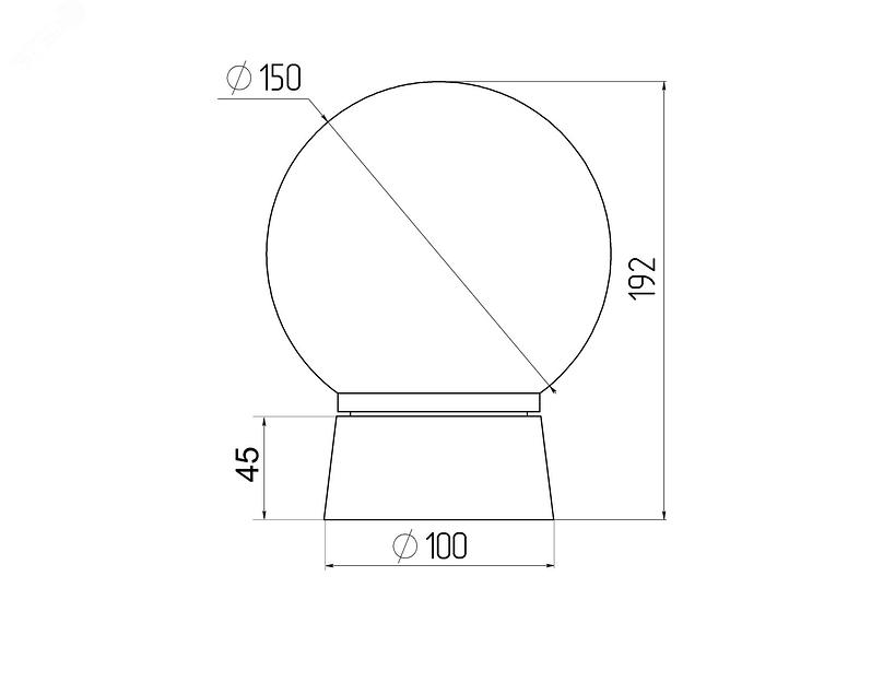 Светильник пластик, пл-н полиэтилен, 60Вт, Е27, IP20, УХЛ1, 150х150 мм НБП 01-60-004 ЭРА Б0048027 фото 5