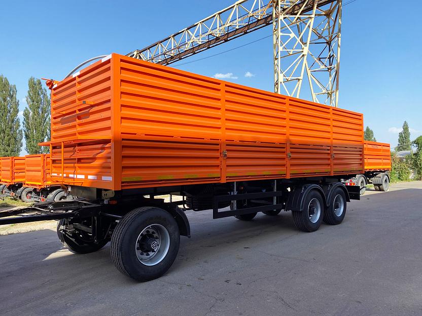 Прицеп зерновоз самосвальный трехосный фото 4