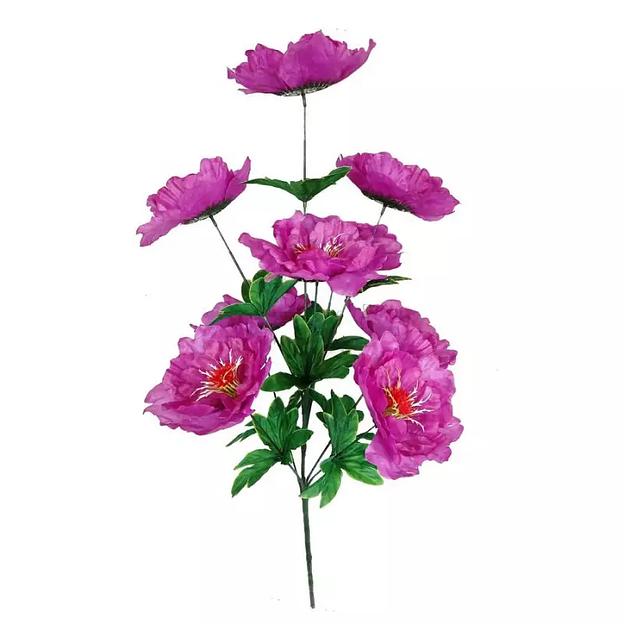 Букет пионов 9 голов 74см 372-624 фото 1