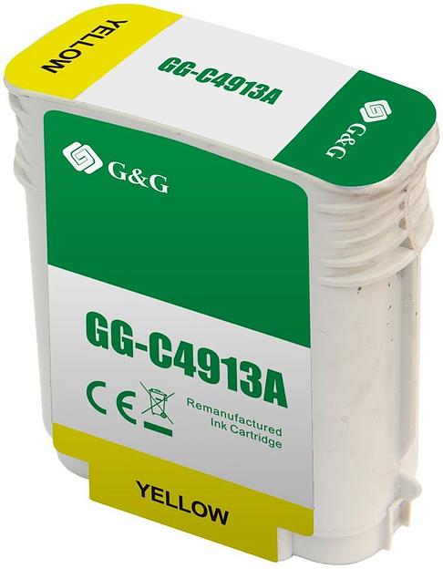 Картридж струйный G&G GG-C4913A желтый (72мл) для HP DJ 500/800C фото 2