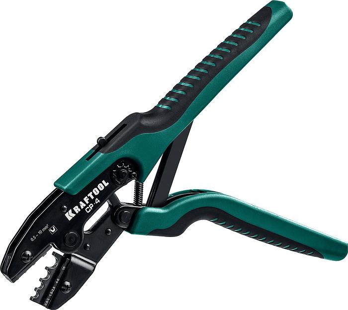 KRAFTOOL CP-4, 0.5 - 10 мм2, для медных наконечников и гильз, пресс-клещи (45461-4) фото 2