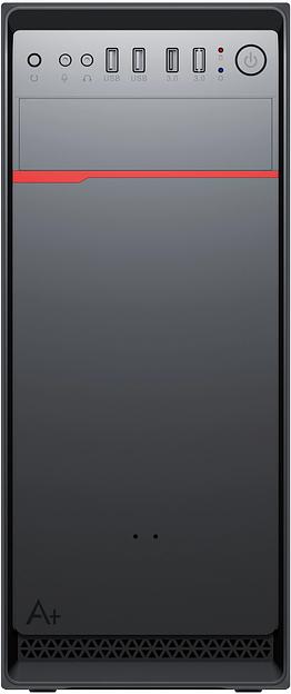 Корпус Digma DCC-MD302 черный без БП ATX 1x80mm 3x120mm 2xUSB2.0 2xUSB3.0 audio фото 3