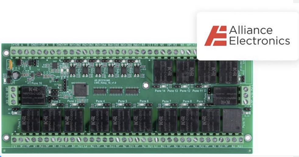 Модуль контроля и управления CWS-Реле-16 фото 1