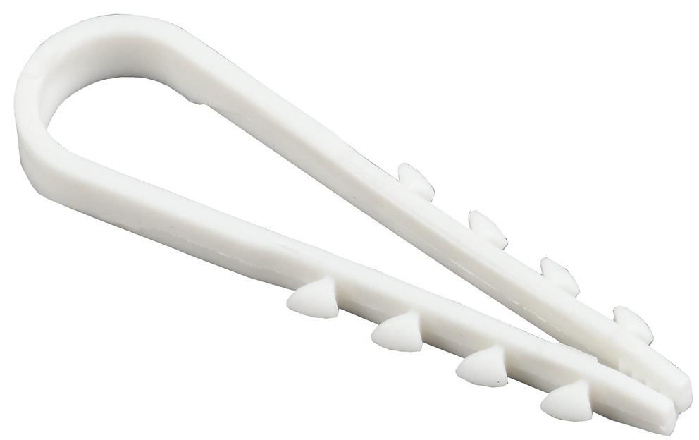Iek UHH35-5-10-100 Дюбель хомут 5-10мм нейлон белый d=5 мм (100шт) фото 1