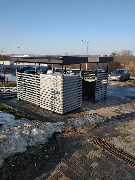 Контейнерные площадки для ТБО - Стальные металлоконструкции фото 2