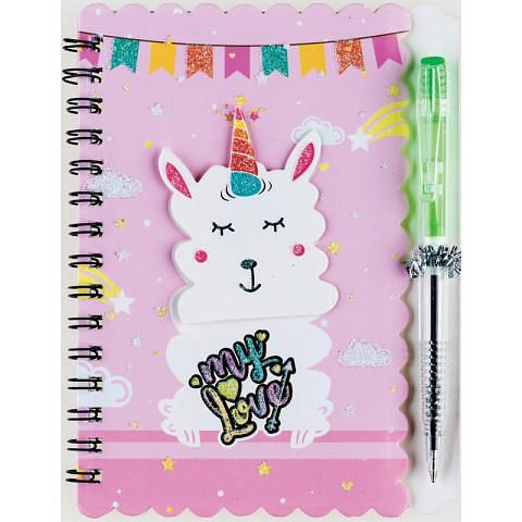 Блокнот на спирали А6, 30л., линейка, с ручкой , Centrum My Love фото 1