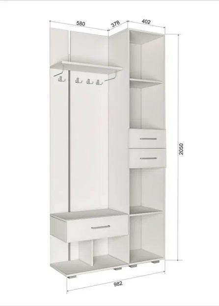 Прихожая «Пайн 9» ОПТ фото 4