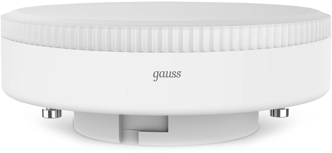 Лампа светодиодная Gauss 108008111 11Вт цок.:GX53 таблетка 220B св.свеч.бел.теп. (упак.:10шт) фото 2
