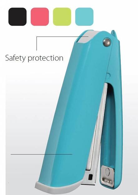 Степлер Kw-Trio 055A3 Half-strip Twist 24/6 26/6 (20листов) встроенный антистеплер ассорти 50скоб металл фото 3