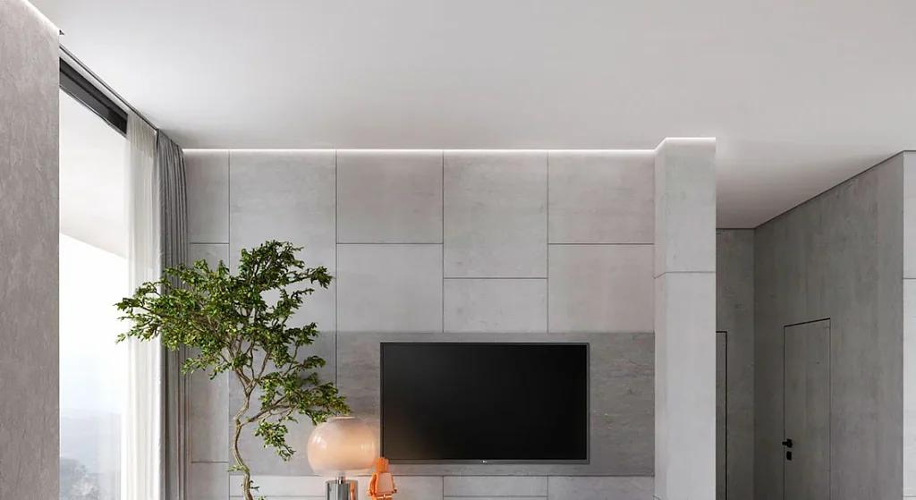 Теневой профиль FerGipps БП 30 черный ОПТ фото 4