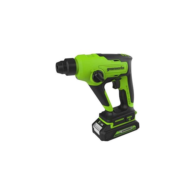 Перфоратор GREENWORKS GD24SDS1K2 Li-Ion, 2Ач [3803107ua] фото 1