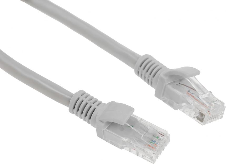 Патч-корд PP6U-0.25M 10000G UTP 4 пары cat6 CCA molded 0.25м серый RJ-45 (m)-RJ-45 (m) фото 1