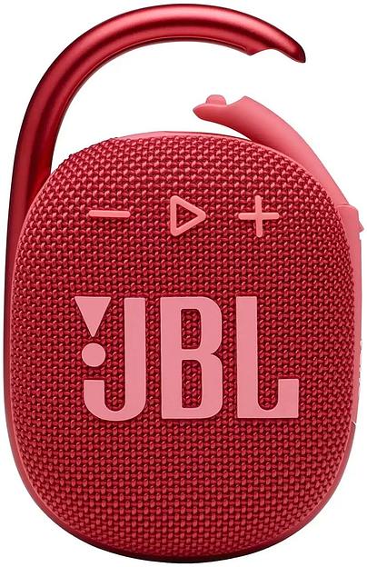 Колонка порт. JBL Clip 4 красный 5W 1.0 BT 15м 500mAh (JBLCLIP4REDAM) фото 1