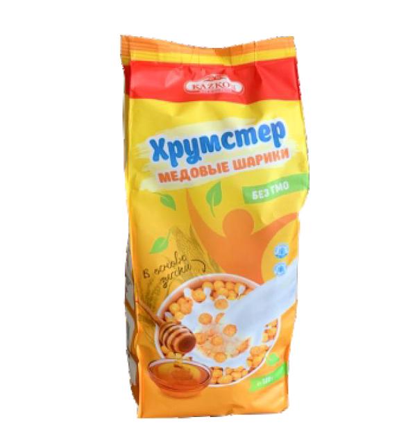 Готовый завтрак «Хрумстер» шарики медовые 180 г ОПТ фото 1