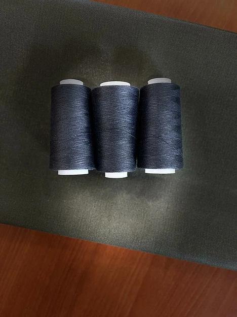 Арамидная швейная нить 75 НШТ-Ш чёрная, 1000 м ОПТ фото 3