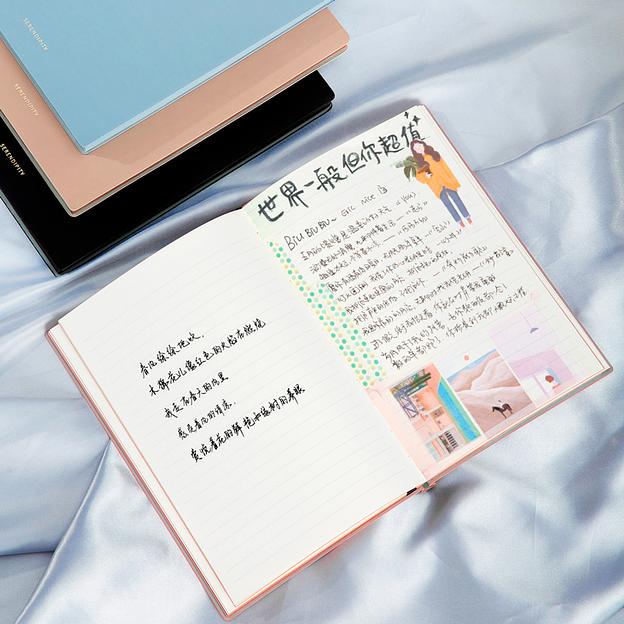 Блокнот Deli 22290BLACK 210х143мм искусст. кожа 112л черный фото 4