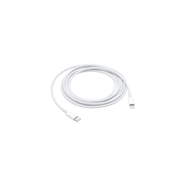 Кабель Apple MQGH2ZM/A, Lightning (m) - USB Type-C (m), 2м, MFI, белый фото 1