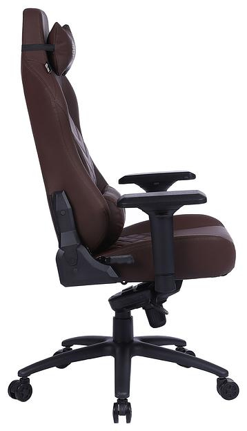 Кресло игровое Cactus CS-CHR-0112BR коричневый эко.кожа металл фото 3