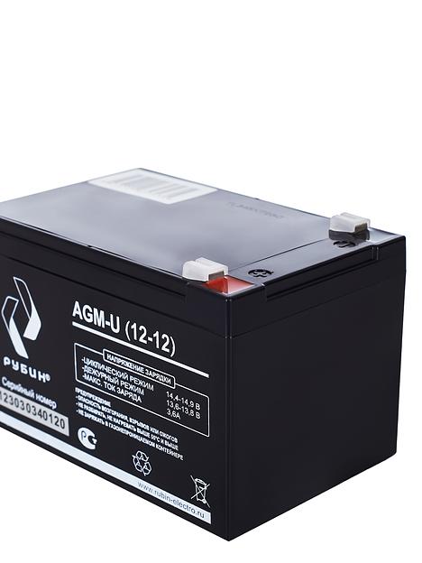 Аккумулятор для ИБП 12V Рубин 12Ah AGM батарея для источника бесперебойного питания (АКБ для ИБП и инверторов) опт фото 3