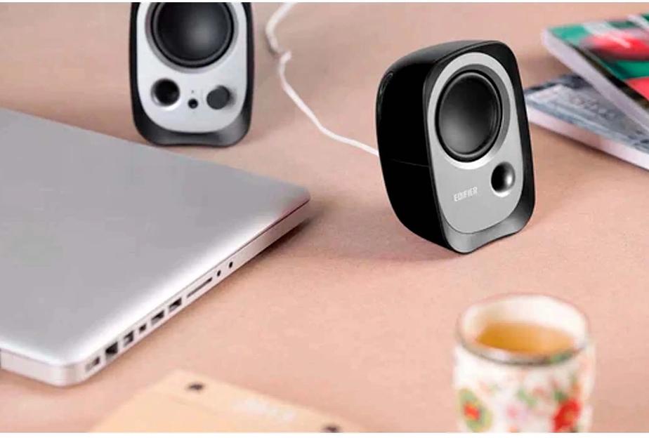 Колонки Edifier R12U 2.0 черный 4Вт портативные фото 6